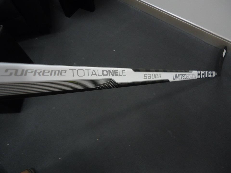 White Total One LE Hockey Stick