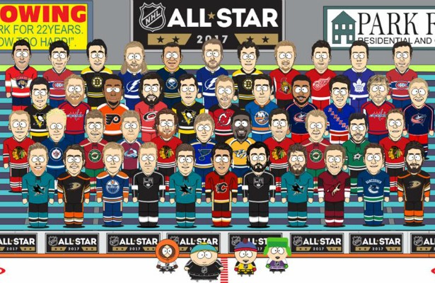 NHL All-Stars Transform into South Park Characters